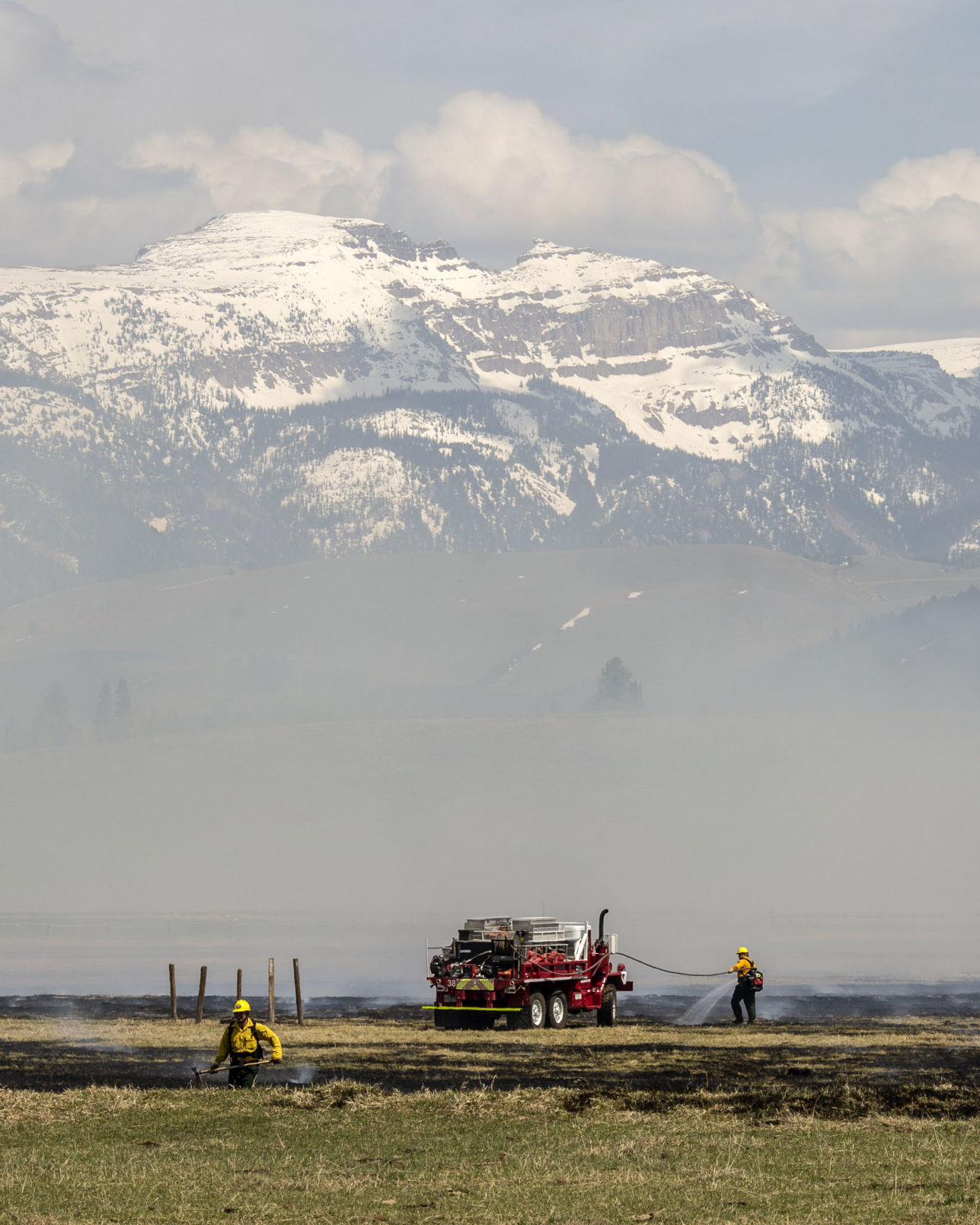 Spring Gulch grass fire